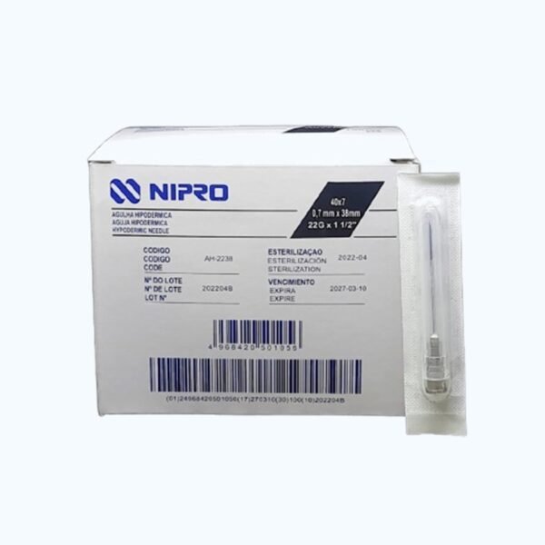 AGUJA 22G X 1 1/2 X 100 NIPRO