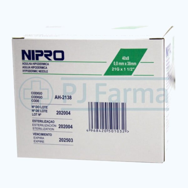 AGUJA 21G X 1 1/2 X 100 NIPRO